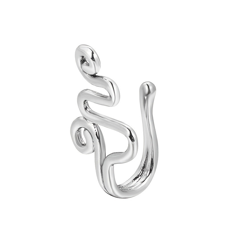 Men's Silver Punch Sports Nose Clip for Party Birthday Gift