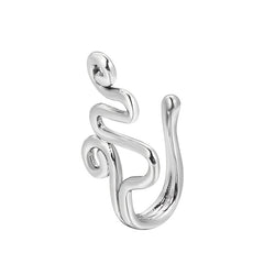 Men's Silver Punch Sports Nose Clip for Party Birthday Gift