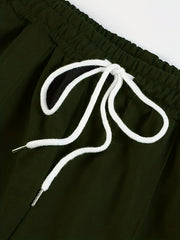 Men's Drawstring Sweatpants with Pockets for Spring Summer Fall