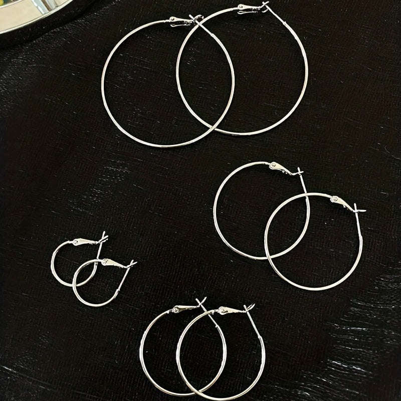 Boho Sexy Hoop Earrings Iron Jewelry Female Gift