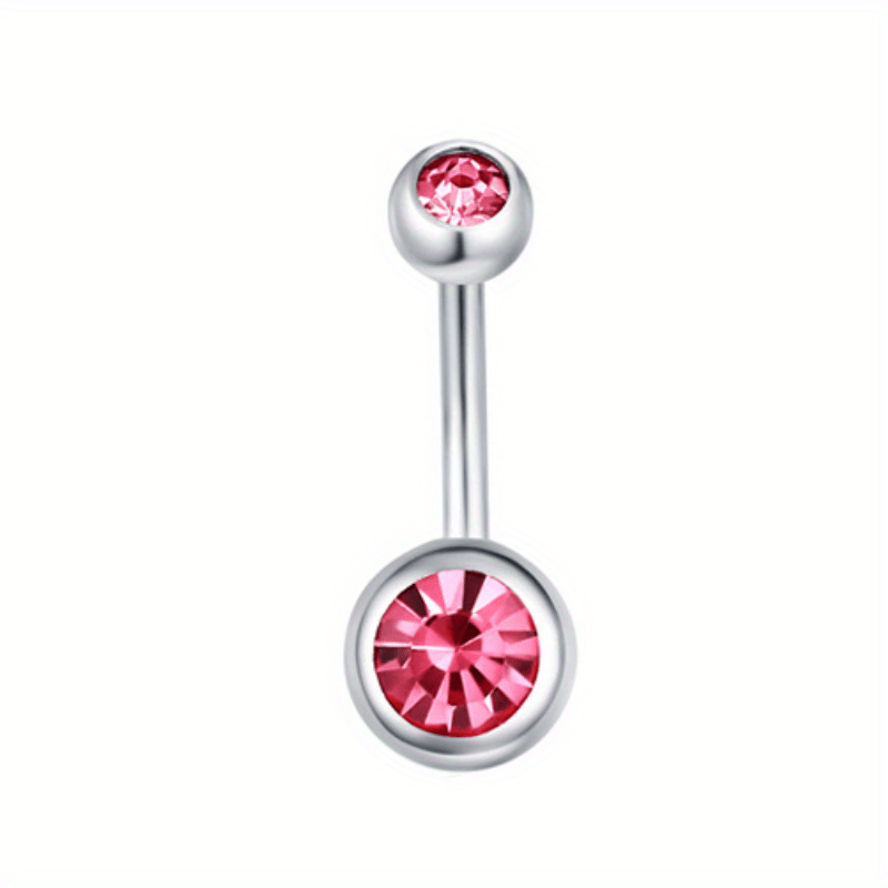 6pcs Surgical Steel 14G Navel Piercing Body Jewelry Men Women