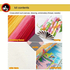 Small Landscape Cross Stitch Kit for DIY Handwork