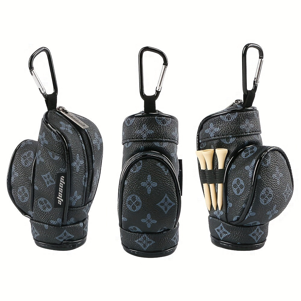 1pc Golf Small Ball Bag Portable Waist Bag Holds Three Balls