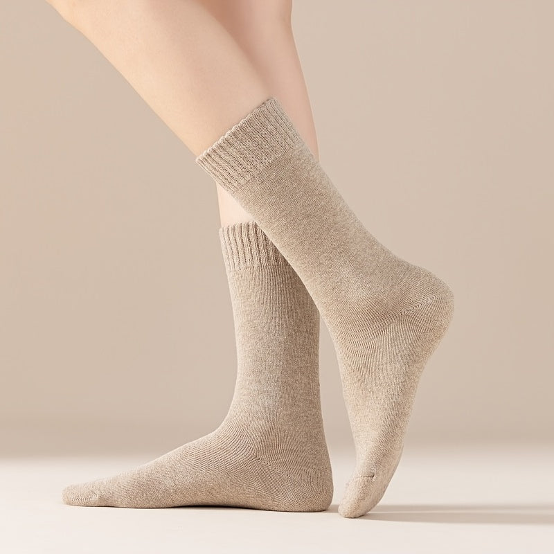 4 Pairs Thermal Boot Socks Winter Thickened Warm Thick Thread Towel