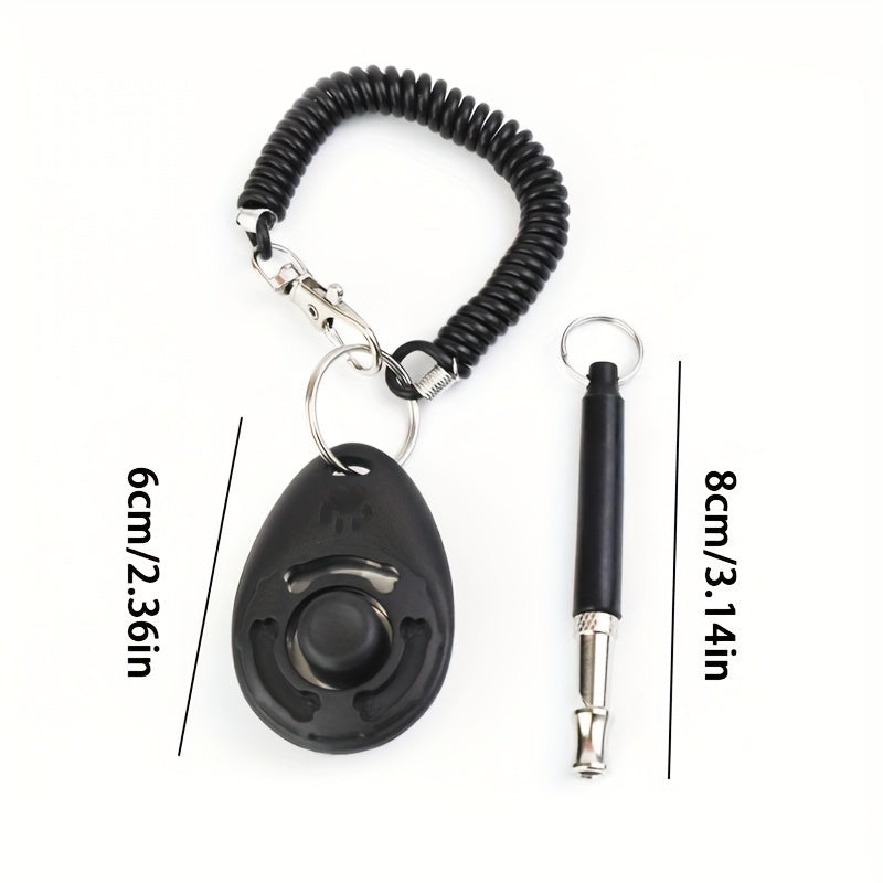 Dog Trainer Clicker Pet Whistle Training Flute Sound Wave