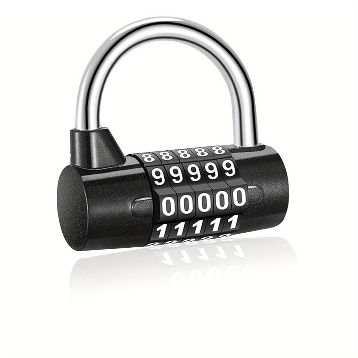 5 Digit Combination Lock 2 Pack, Padlock with 2 Combination Locks