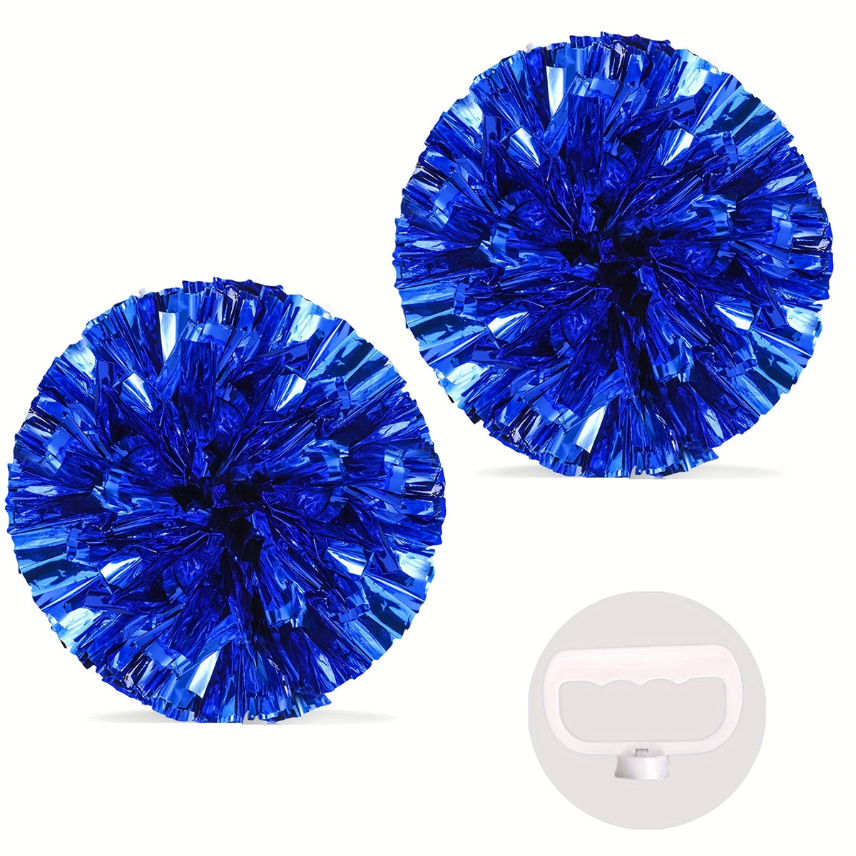 Waterproof Cheerleading Poms with Soft PVC Handle