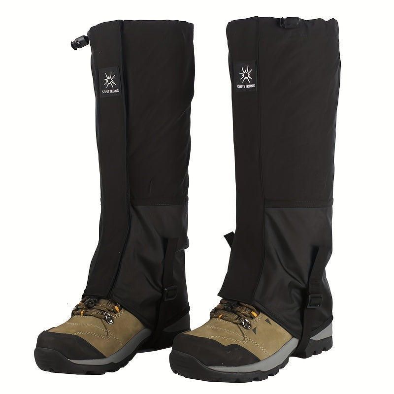 2PCS Waterproof Leg Gaiters for Hiking Walking Camping Climbing
