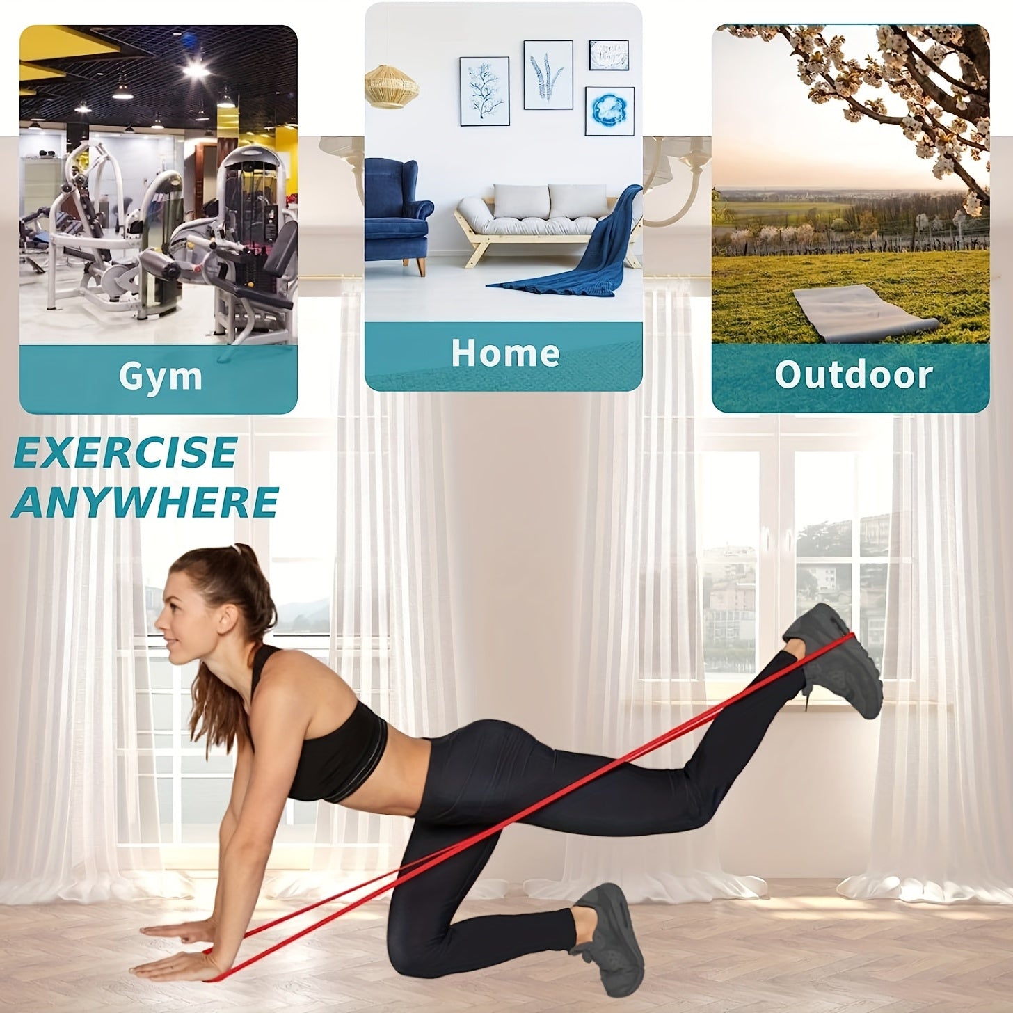 Pull Up Auxiliary Band for Legs & Arms