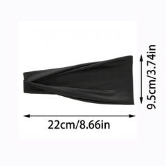 Women Casual Sports Yoga Hairband Elastic Sweat Thin Headband