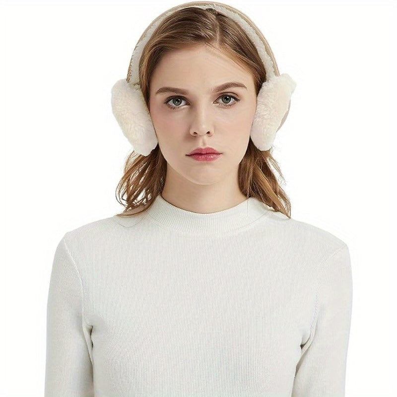 Classic Plush Ear Muffs Soft Earmuff Warmers for Winter Outdoor