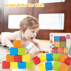 Kids Building Blocks Toy with Numbers, Recognition Learning Bricks