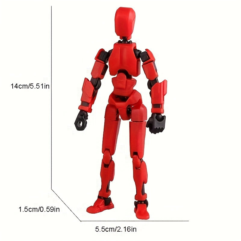 Fully Articulated Lucky Figurine 13 Joints 3D Printed Doll Toy