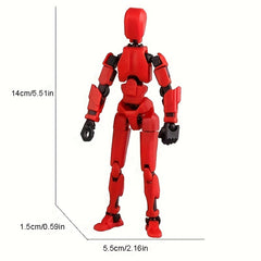 Fully Articulated Lucky Figurine 13 Joints 3D Printed Doll Toy