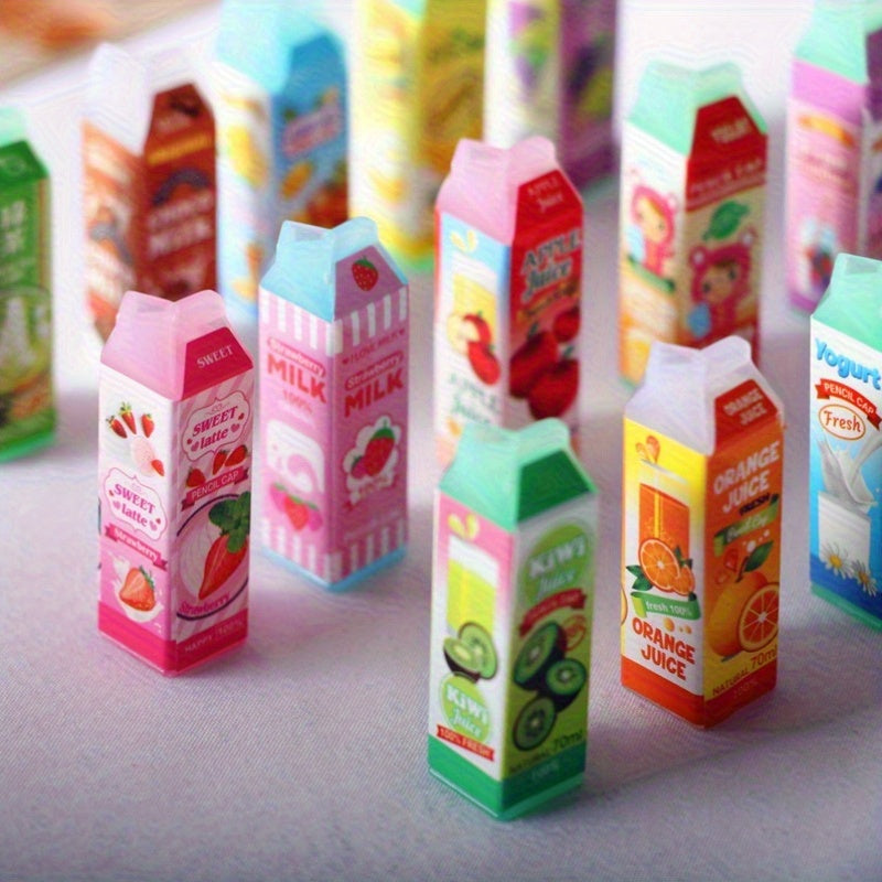 Dollhouse MILK Boxed Fruit Milk Bottle for OB11 Model
