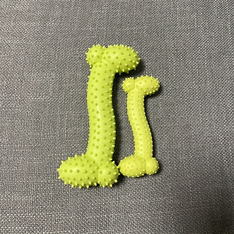 TPR Dog Chew Toy for Teeth Cleaning & Interactive Play Bone Shape