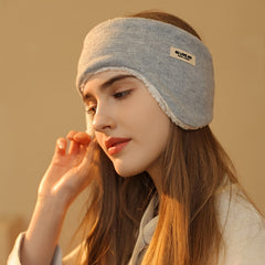 Winter Lamb Earmuffs For Women Outdoor Windproof Fleece Warm Ear Protection