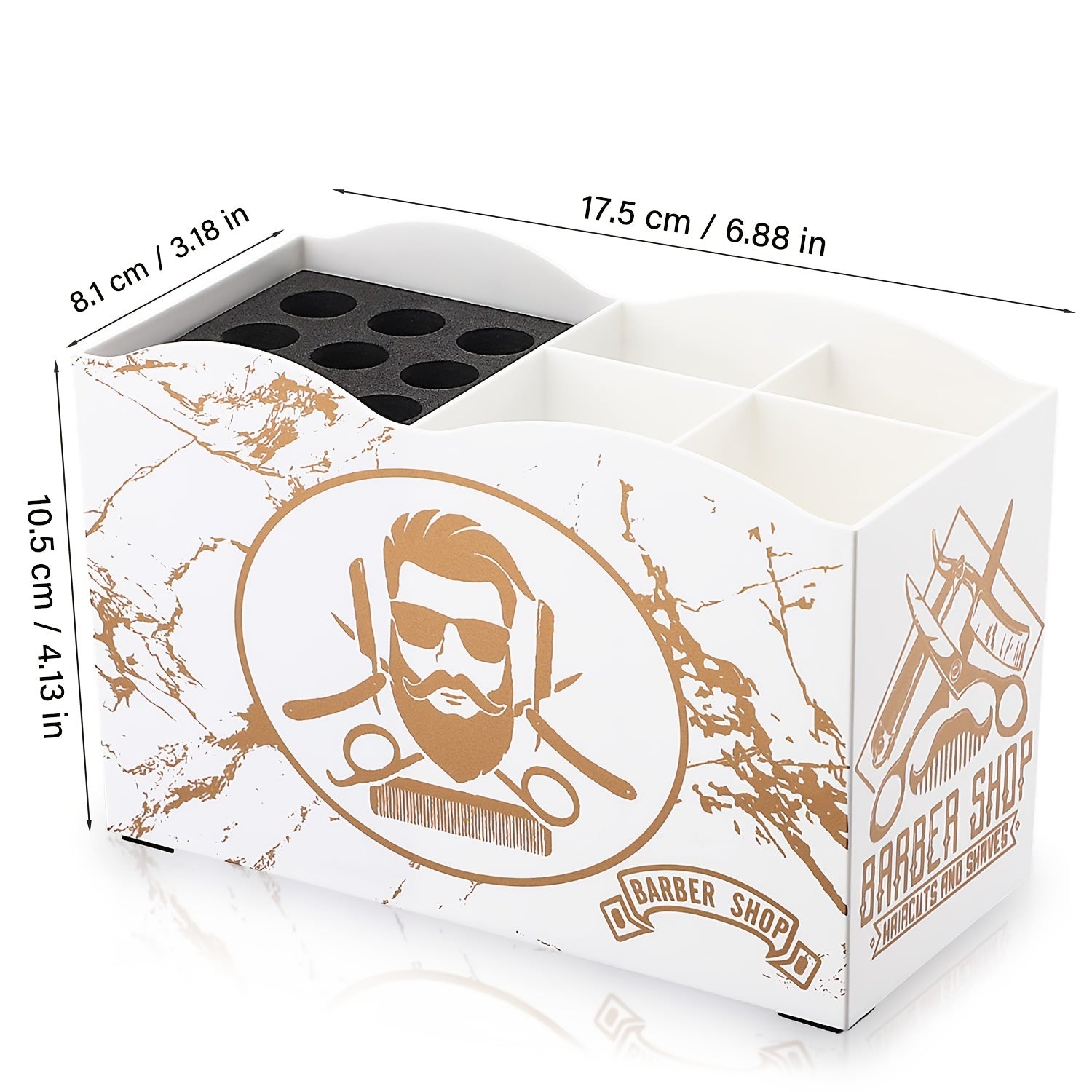 Barber Scissors Holder Box Professional Salon Hairdressing Scissors Rack
