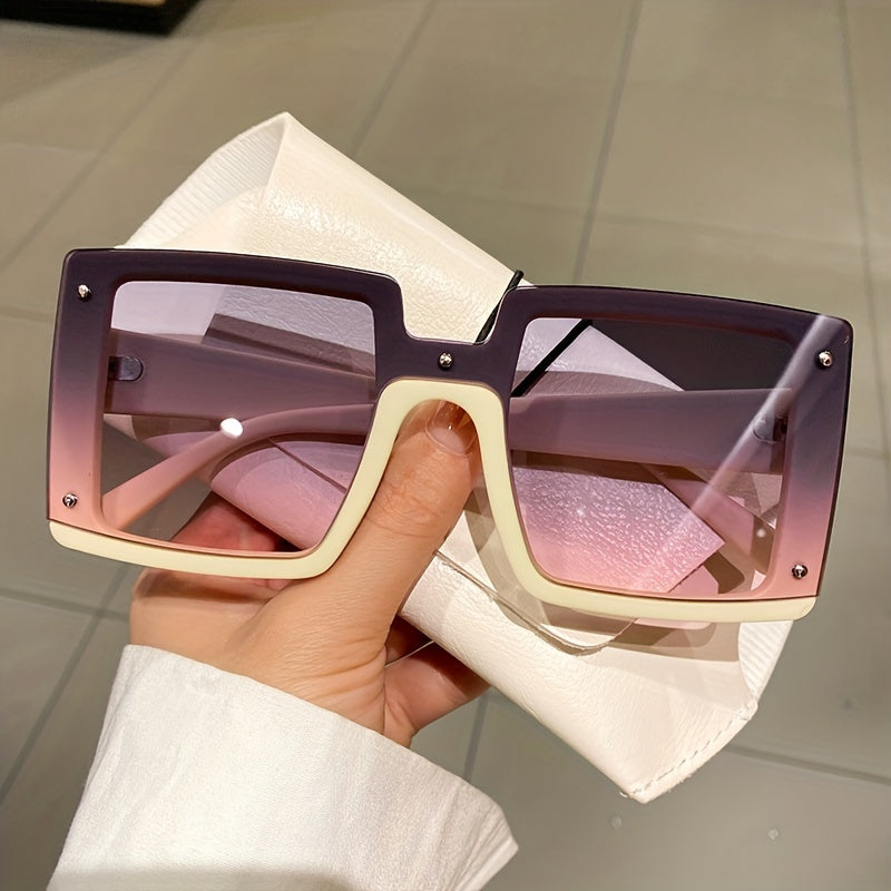 Oversized Square Sunglass Men Women Sun Glasses Eyewear Shades