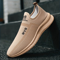 Men's Knit Slip On Casual Shoes Soft Sole Sneakers