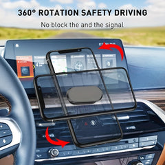 360 Rotation Magnetic Car Phone Holder Metal Magnet Car Mount Mobile Phone Holde