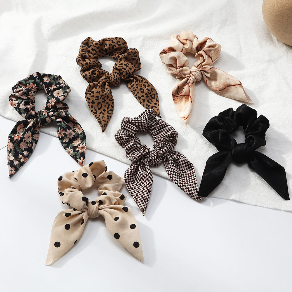 6pcs Bowknot Elastic Headband Set