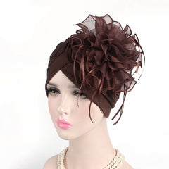 Mesh Lace Turban Cap Beanie Chemotherapy Hat