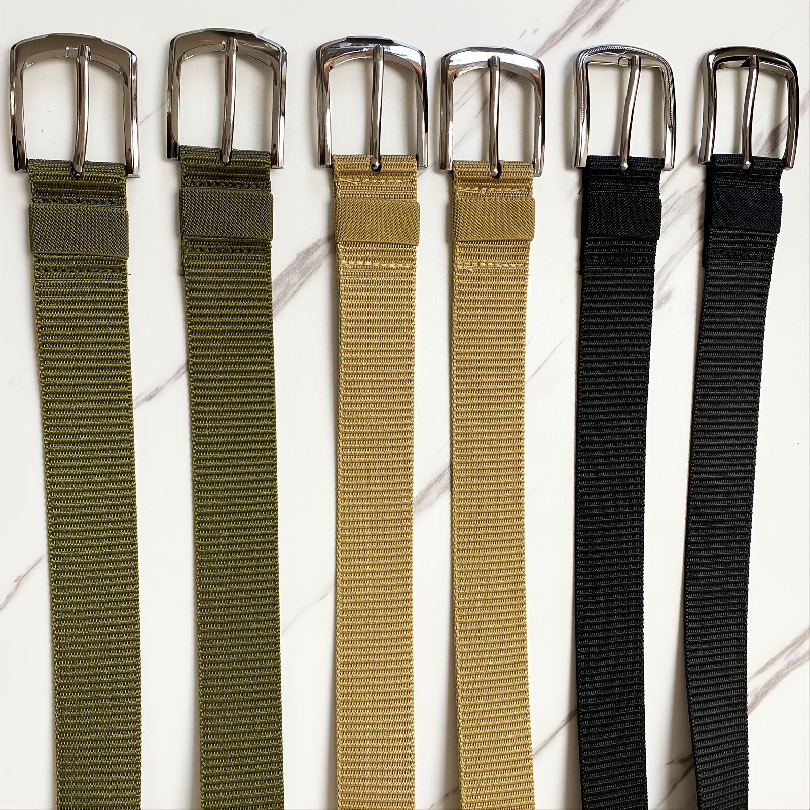 Men's Rapid Drying Nylon Canvas Belt for Outdoor Sports