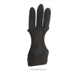 1pc Archery Gloves Shooting Leather Three Finger Protector  Gear