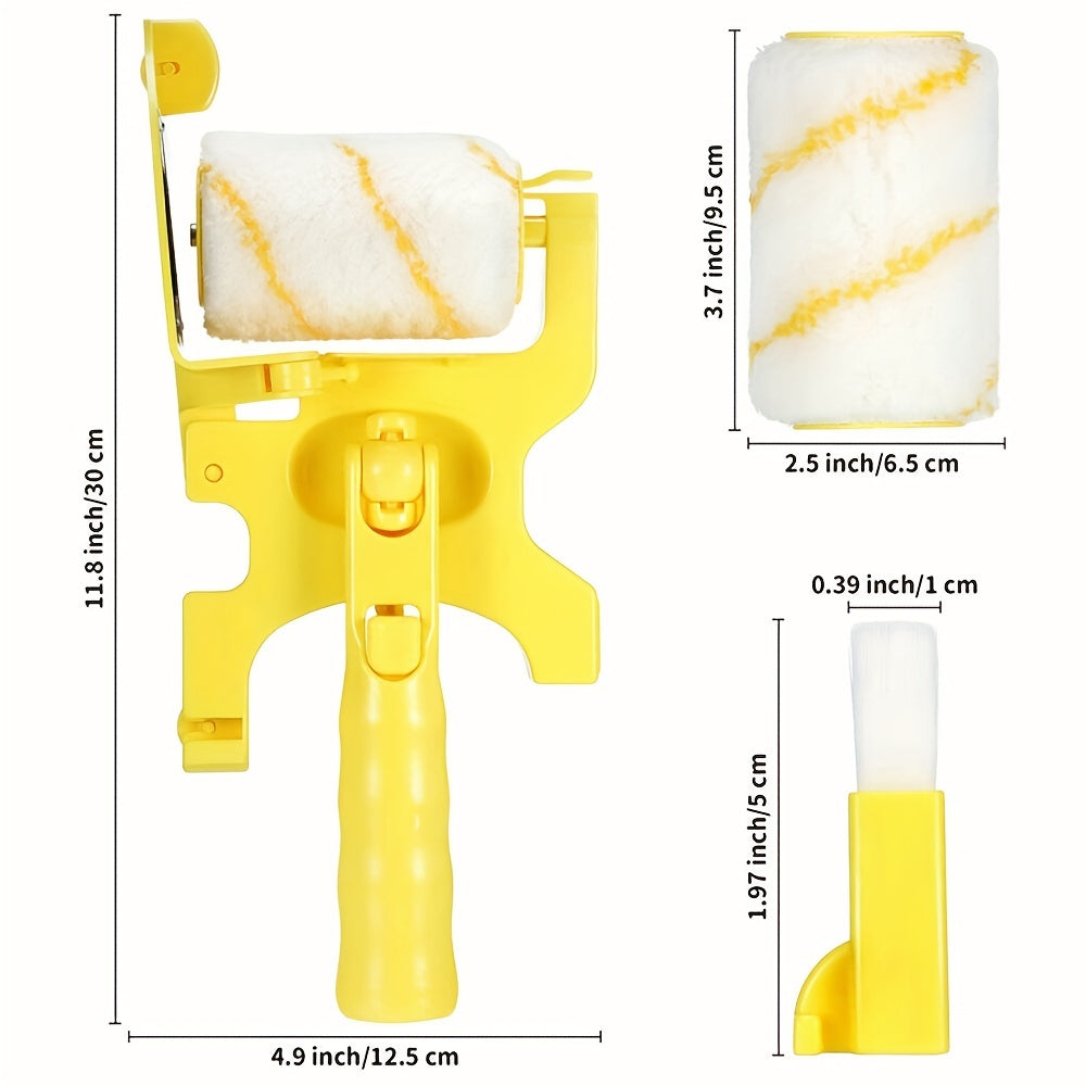 Paint Roller Kit 9 4 Cm with Frames, Paint Brushes Professional Paint Kit