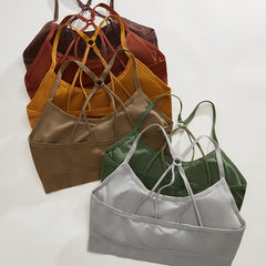 6pcs Wireless Comfy Cut Out Bras Women's Lingerie