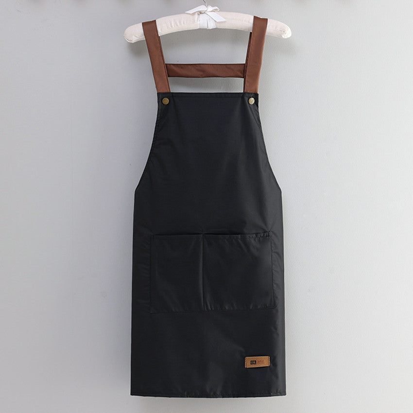 Waterproof Kitchen Apron with Big Pocket
