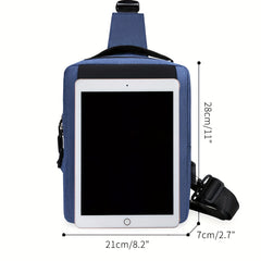Large Capacity Shoulder Bag With USB Charging Port Backpack