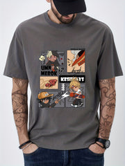Skater Boy Print Men's Graphic T-shirt