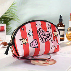 Lip Print Coin Purse Travel Storage Bag