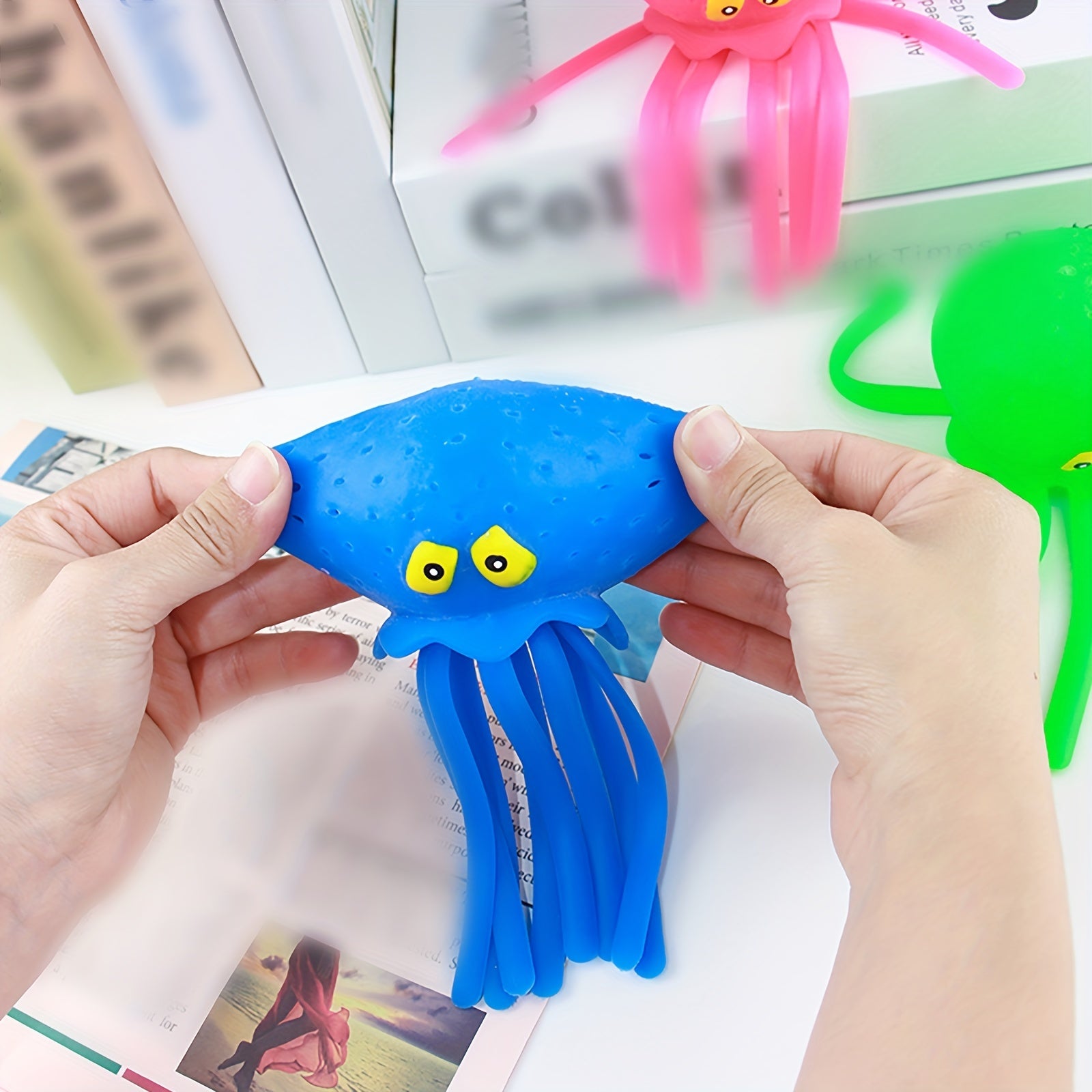 Children's Bath Toy Octopus TPR Water Play
