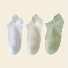 3 Pairs Soft Lightweight Low Cut Ankle Socks Women's Stockings