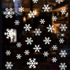 Christmas Snowflake Window Sticker Removable Waterproof Vinyl Wall Decor