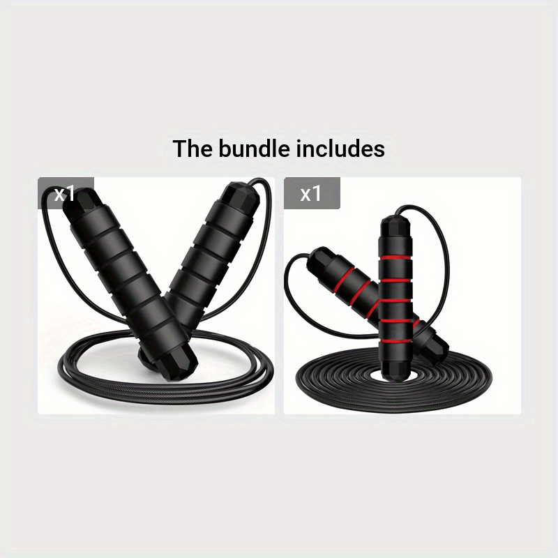 Adjustable Tangle Jump Rope for Rapid Speed Fitness Sports Gym & Weight Loss