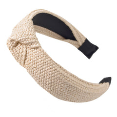 Knitted Straw Knot Headband Hair Bands Wedding Hair Accessories
