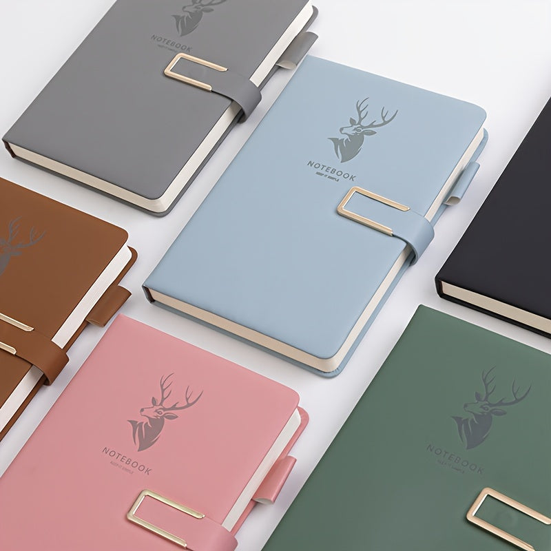 360 Page Leather Buckle A5 Notebook for Home Office and Study