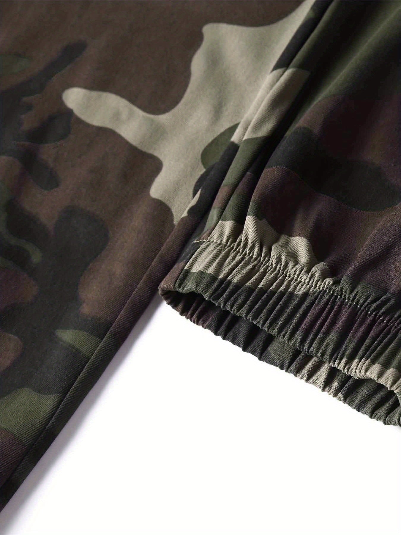 Men's Camo Flap Pocket Cargo Pants