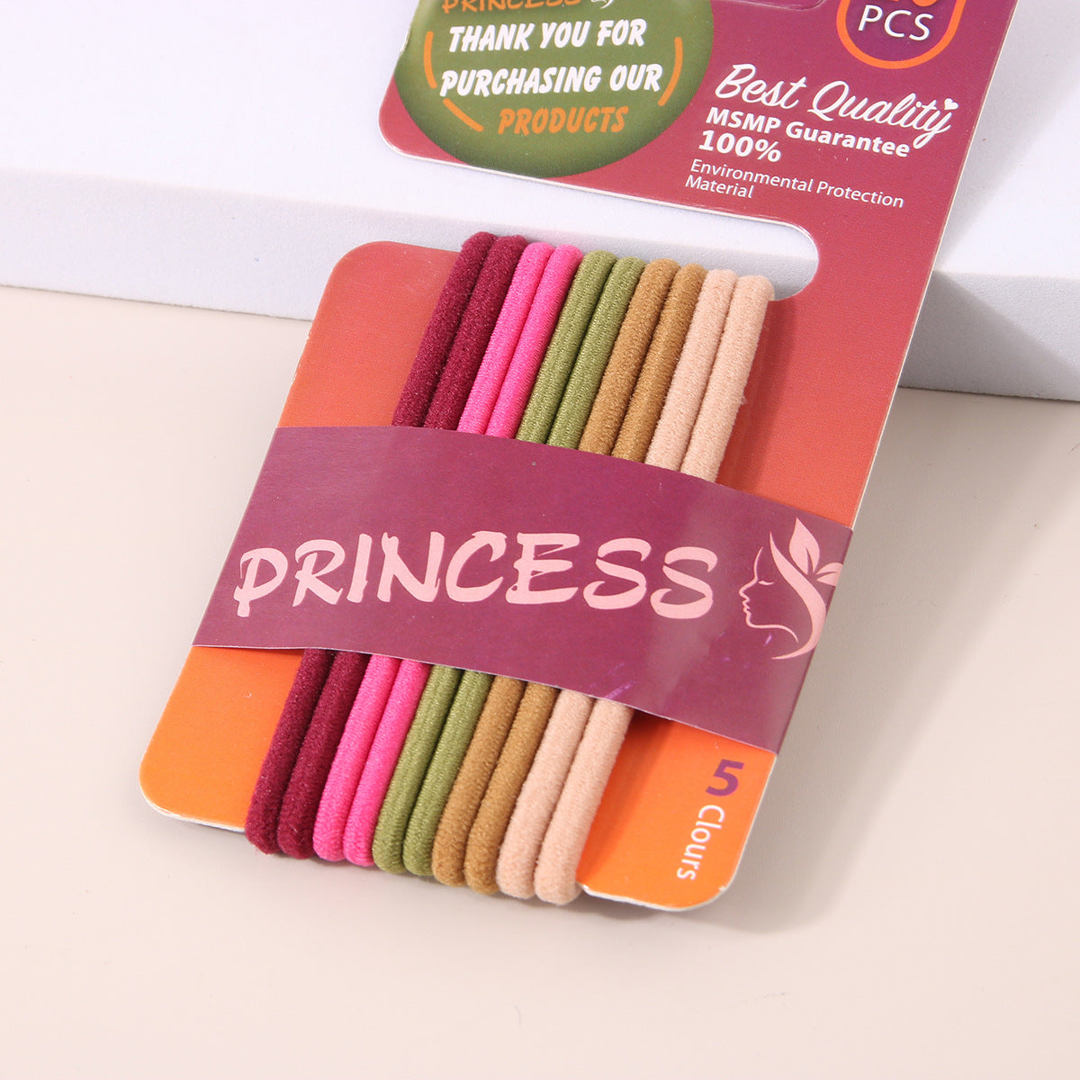 10pcs Girls Hair Tie Colorful Elastic Scrunchie Ponytail Holder
