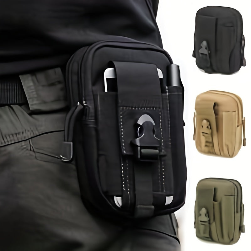 Men's Tactical Waist Bag With Buckle Hanging Pocket Sling Army