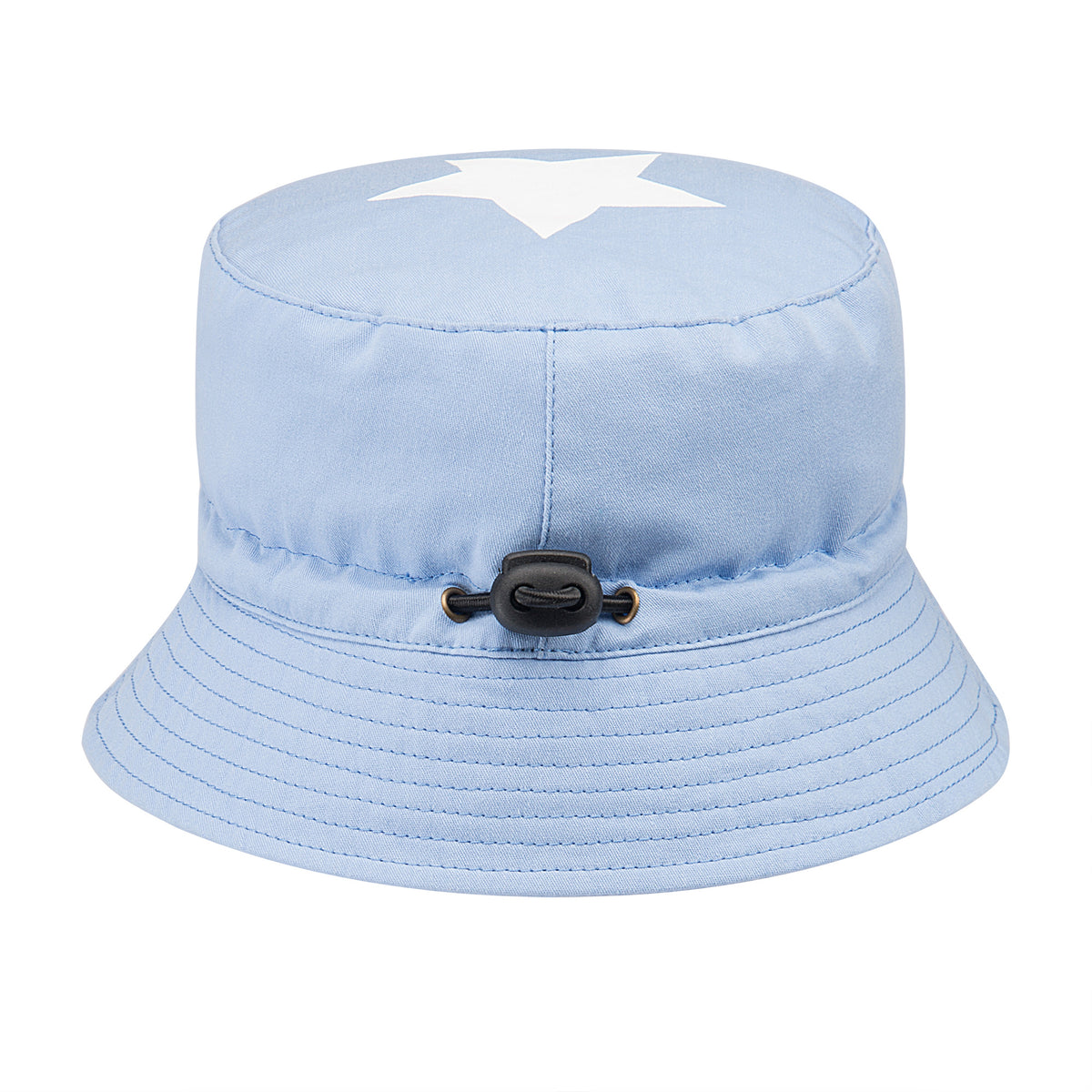 Boys Star Pattern Fisherman Hat, Adjustable Wide Brim