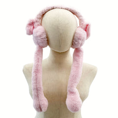 Winter Ear Muffs Women Girls Rabbit Earmuffs - Ear Moving Bunny Earmuffs