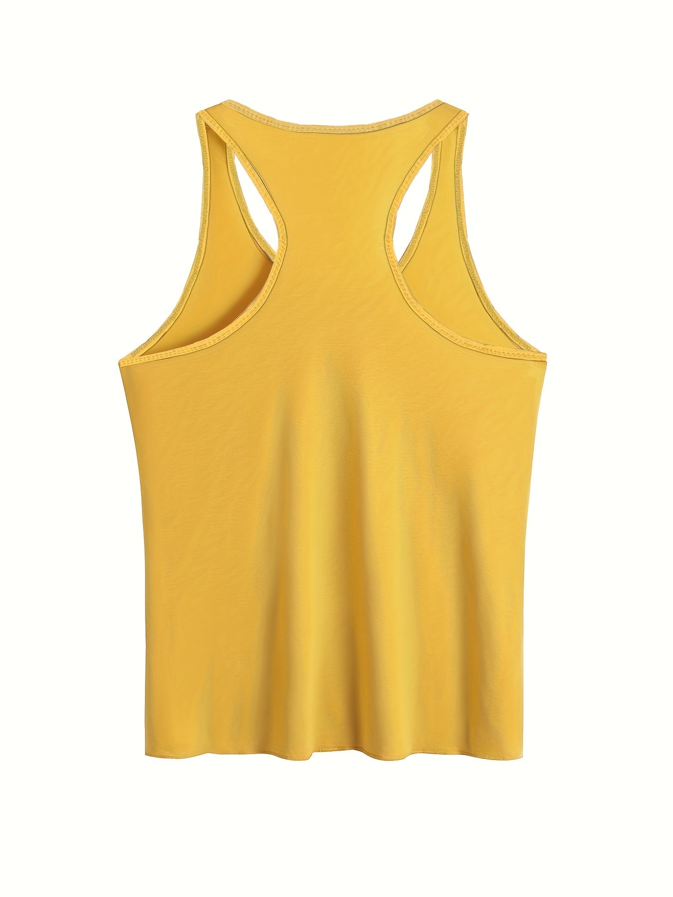  Casual Tank Top Women's Plus Slogan Print Round Neck Vest Top