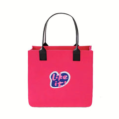 Large Capacity Eco Friendly Solid Felt Tote Bag