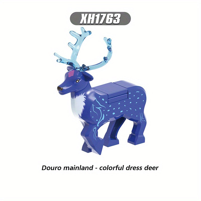 Christmas Deer Building Blocks Hand Puzzle Toys for Kids