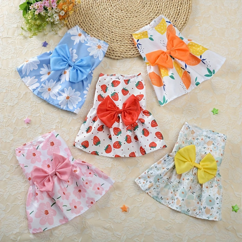 Summer Floral Skirt for Pets